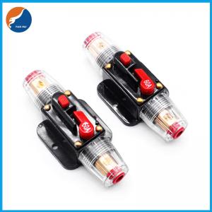 China 32V DC CB 01 CB01 Manual Switch Reset Resettable Automotive Overload Protector Stereo Car Audio Circuit Breaker supplier