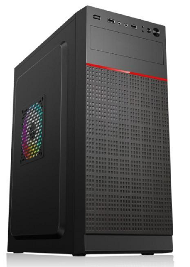 China Mid-Tower ATX Computer Case with SPCC 0.35mm Construction Supports ATX Micro-ATX Mini-ATX and Features Multiple Cooling Fans wholesale