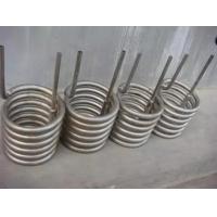 China Bespoke Titanium Chiller Coil Tubing Pure Ti Gr2 Seamless Welded For Tubular Heat Exchanger on sale