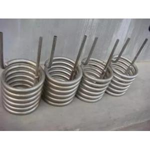 China Bespoke Titanium Chiller Coil Tubing Pure Ti Gr2 Seamless Welded For Tubular Heat Exchanger supplier