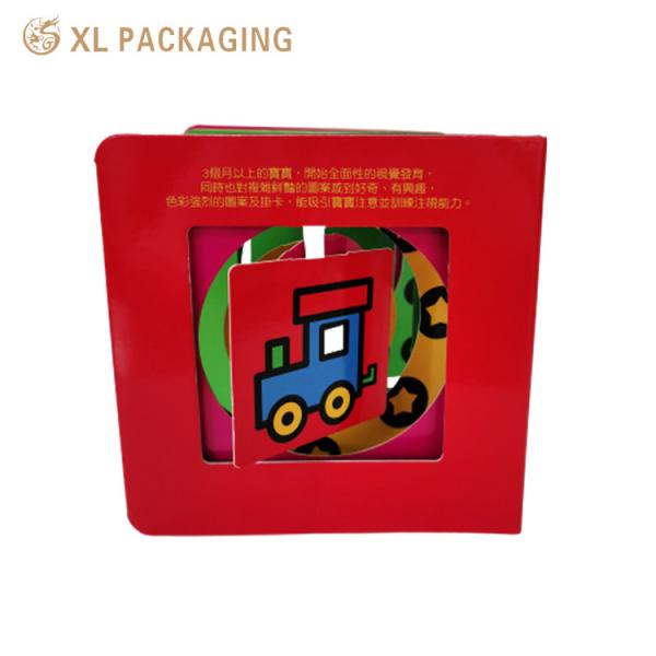 XL Packaging Custom Book Printing Custom Size Baby Crinkle Book with Rustling Material and Texture Paper
