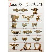 China Gold Ladies Metal Shoe Buckles Rhinestones Accessories Elaborated Design on sale