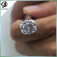 China Diamante sintético blanco estupendo alargado del moissanite del amortiguador 9x7 for sale