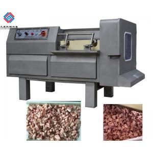 3.7kw Meat Processing Machine , 304 Stainless steel Frozen Meat Cube Dice Machine