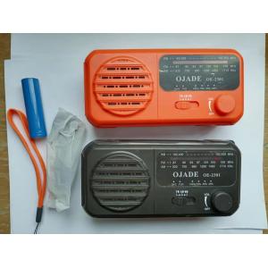 LED Solar Powered Am Fm Radio rechargeable 1710KHz Emergency With Usb Charger
