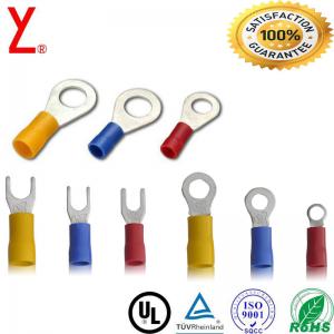 China Plastic Cable Terminal Connectors RV Screw Crimp Eyelet supplier