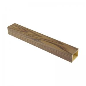 Superb Color Retention Indoor WPC Timber Tube OEM ODM Available