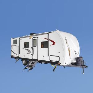 China Full Fiberglass Travel Trailers Expansion Solid Wood Furniture Fibreglass Camper Trailer supplier