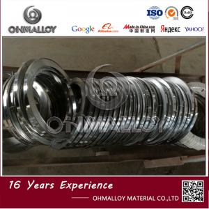 China High Temp Alloys FeCr13Al4 Alloy / FeCrAl Heating Strip For Train Resistor 0.6mm x 75mm supplier