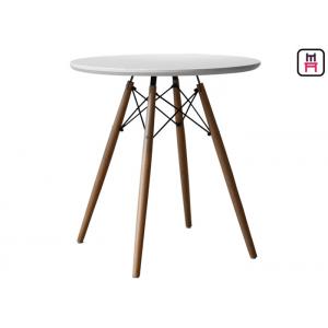 China Round Eames Molded Plywood Coffee Table , MDF Dining Table Top Beech Wood supplier