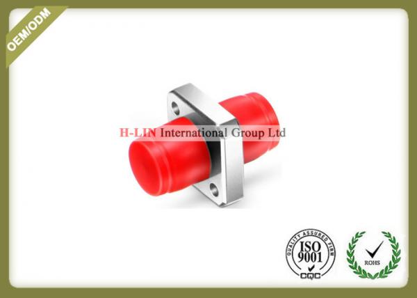 Metal Square Type Fc Fiber Adapter Coupler For ODF And Pigtail High Precision