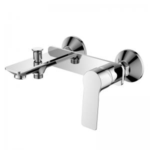 China 2.100kg 35mm Wall Mounted Bath Taps With Shower Diverter supplier