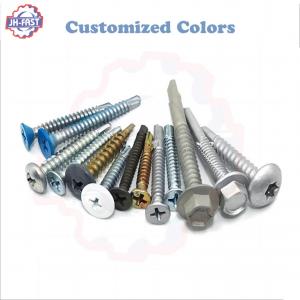 China ROHS ISOISO9001 2015 Certified Carbon Stainless Steel Sheet Metal Tek Screw for Roofing supplier