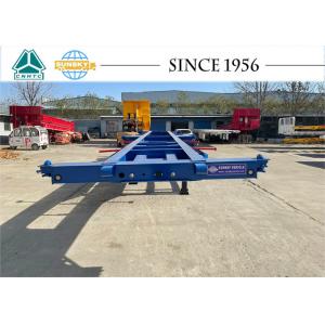 3 Axle Skeletal Trailer Container Chassis Trailer With Container Locks