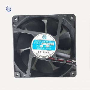 China 4.72 Inch Axial 24v Dc Motor Brushless 120mm Case Fan Low Noise 120 X 120 X 38mm supplier
