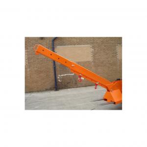 5000KGS 5 Tonne Fork Mounted Jib Forklift Attachment Powder Coating Surface