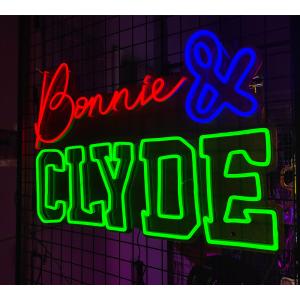 Bonnie&clyde Lover weeding party bedroom house neon sign