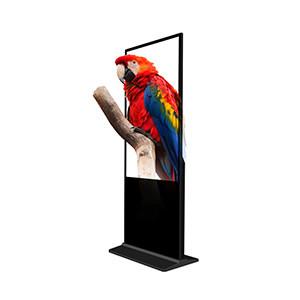 China 55 Inch Vertical Advertising Display Floor Standing 4K LCD Video Wall 1920x1080 supplier