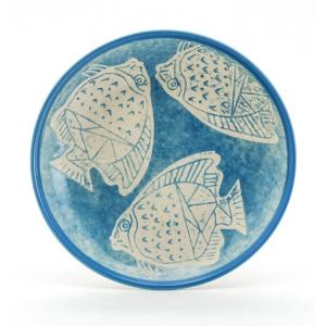 New products Ocean style Ceramic Houseware plate dish sets