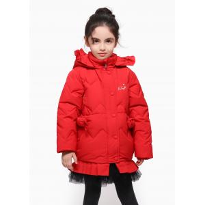 China Down Jacket Manufacturer Child Wear Zipper Super Warm High Quality Coat Winter Jacket Girls Parka supplier