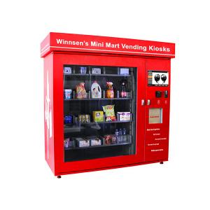 China Commercial Parks Vending Kiosk , Automatic Prepaid Cards Food Vending Station supplier