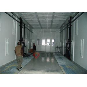 Air Condition Component Paint Booth Drive Throught Coating Line Heavy Machinery Paint Booth