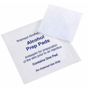 OEM Custom Non Woven Mini Alcohol Prep Pads With 70% Isopropyl Alcohol
