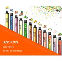 China Hot Sales Wholesale Vape Pen Pod Starter Kit Yuoto Luscious 3000 Puffs Disposable E Vape Electronic Cigarette Vape Pod on sale