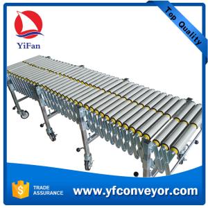 China Gravity Flexible Roller Conveyor for Unloading Containers supplier