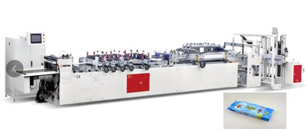 Side Seal Gusseting Laminating Pouch Making Machine 24kw For Food
