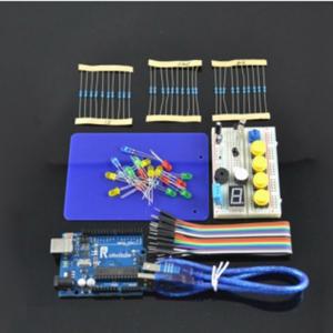 China Electronic components UNO R3 Stater kit for arduino based learning parts with MEGA328P 400 holes breadboard supplier