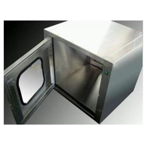 Static Laboratory Clean Room Pass Box With UV Light Stainless Steel 304 Cabinet