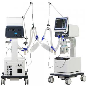 TFT Touch Screen Medical Breathing Ventilator Machine For Operation Room