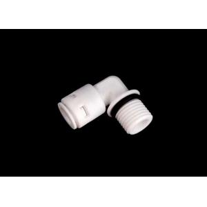 Easy Installation Quick Connect Water Fittings , Elbow Connector With Seal