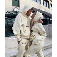 China                  Men′s Hoodies OEM Customized Graphic Plus Size Women′s Oversize Blank Hoodies Set              on sale