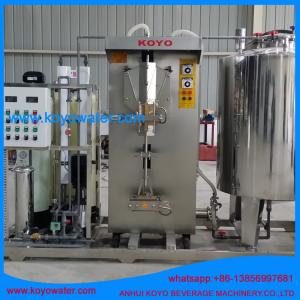 China KOYO sachet water produce line with pump/water tank/filtration/treatment reverse osmosis RO system/UV Sterilizer/Ozone G supplier