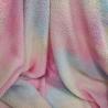 Tie Dye Sherpa Fleece Fabric 280 Gsm 100% Polyester Colorful For Hoodie