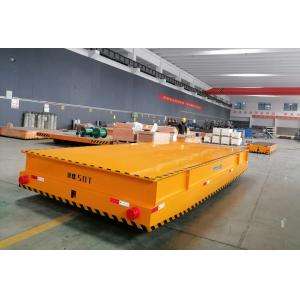 China Safety Protection Flat Rail Transfer Cart 20ton With Emergency Stop Speed Limiter supplier