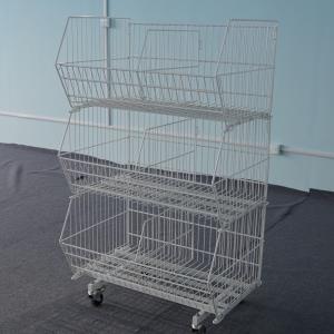 Multi Layers Supermarket Rack   Boltless / Rivet Shelving Type 230mm Depth