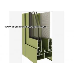 China High Class Aluminum Window Frame Profile / Parts With Sound And Heat Insulation supplier