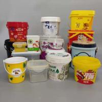 China Food Grade Plastic 20 Litre Paint Bucket Various Colors Sizes With Lid on sale