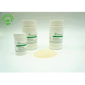 China Derived from rice grain Recombinant Serum Albumin high safety and biosafety wholesale