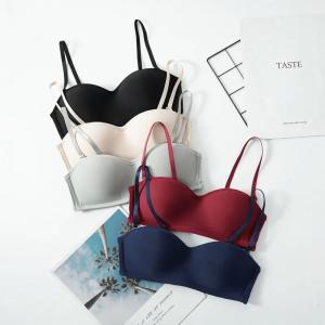 China                  Strapless Side Closure Hot Selling Nice Wear Seamless Mould Sexy Girl Bra with Pad              supplier
