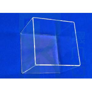 China High Temperature Resistant Quartz Glass Urn Cleaning Tank Box SIO2 supplier