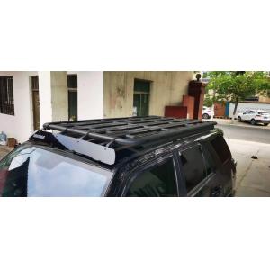 China Black Toyota 4runner Roof Cargo Carrier Luggage Rack Powder Coating supplier