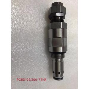 China PC200-7 Excavator Spare Parts , Self - Operated Hydraulic Pressure Relief Valve supplier