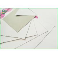 China 230GSM Uncoated Duplex Board , Grey Back Duplex Board 300-620um Paper Board Caliper on sale