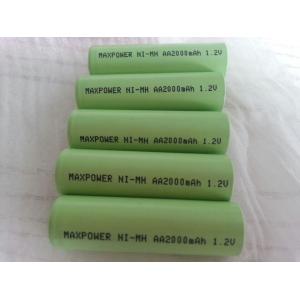 China AA2000mAh NIMH Rechargeable Batteries 1000  Cycles IEC  CE UL  supplier