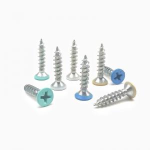 China DIN Color Paint Self-Tapping Paint Furniture Screw Cross supplier