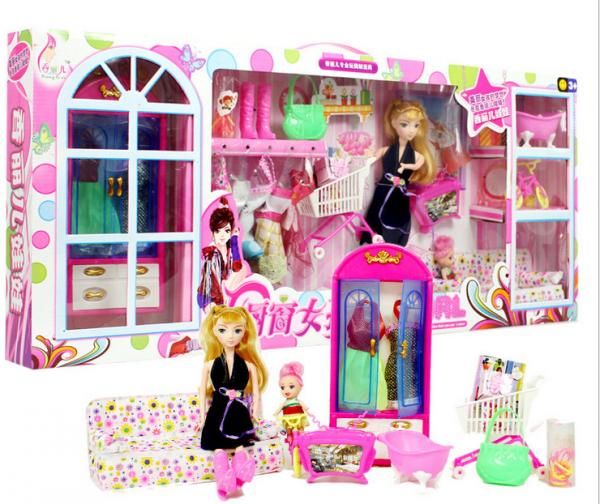 Barbie doll sweet Barbie house gift box full suit dream ba pyrene princess girl